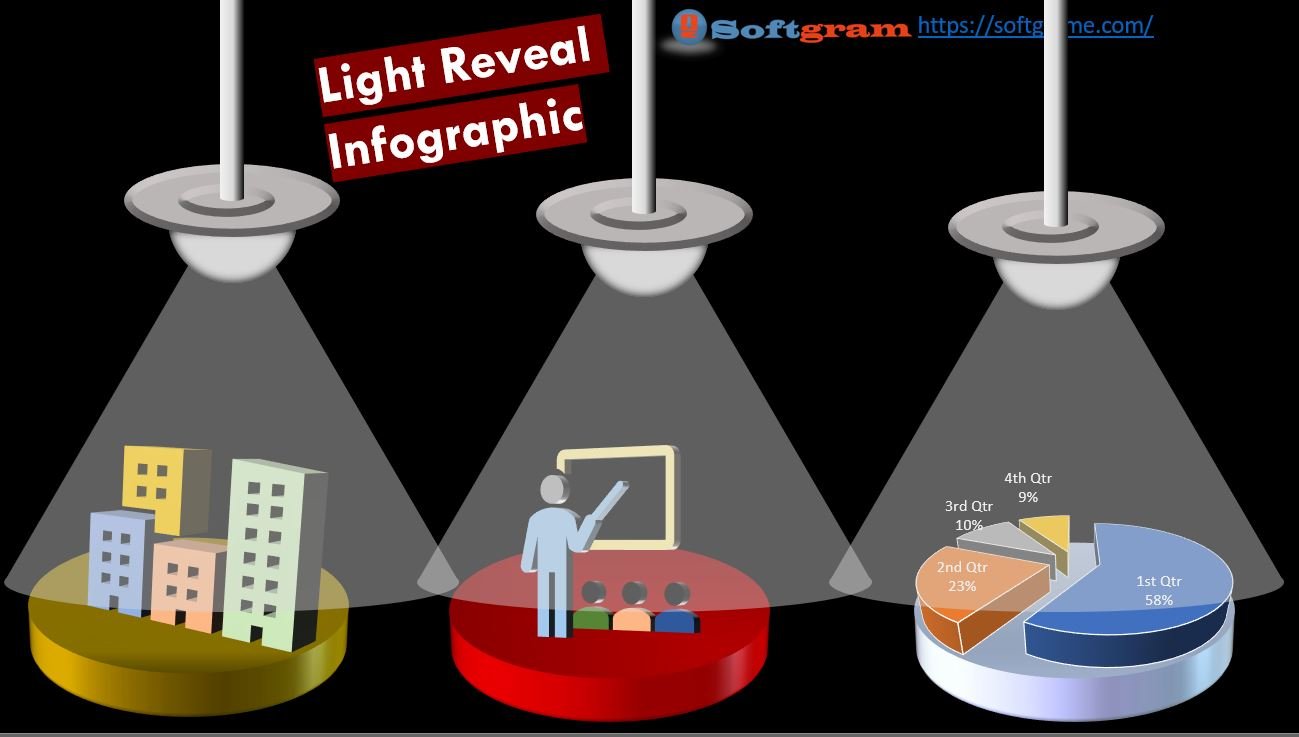 Create Light Reveal infographic