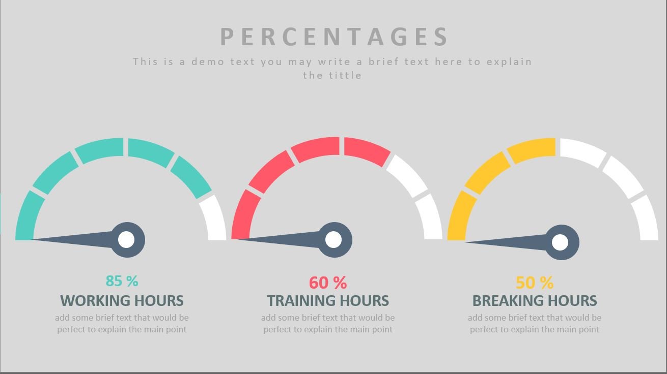 Create Percentage Infographic animation