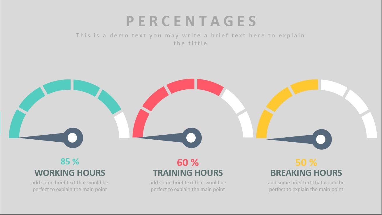 Create Percentage Infographic animation