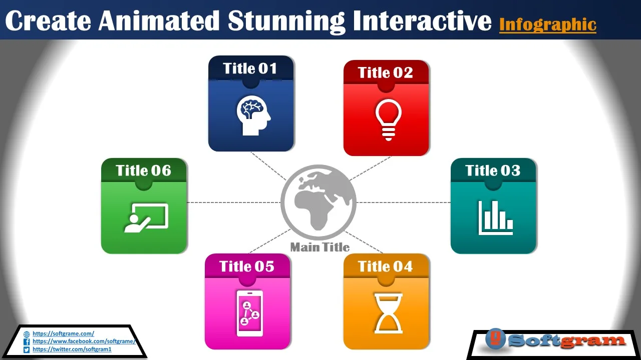 Created Animated Stunning interactive Infographic