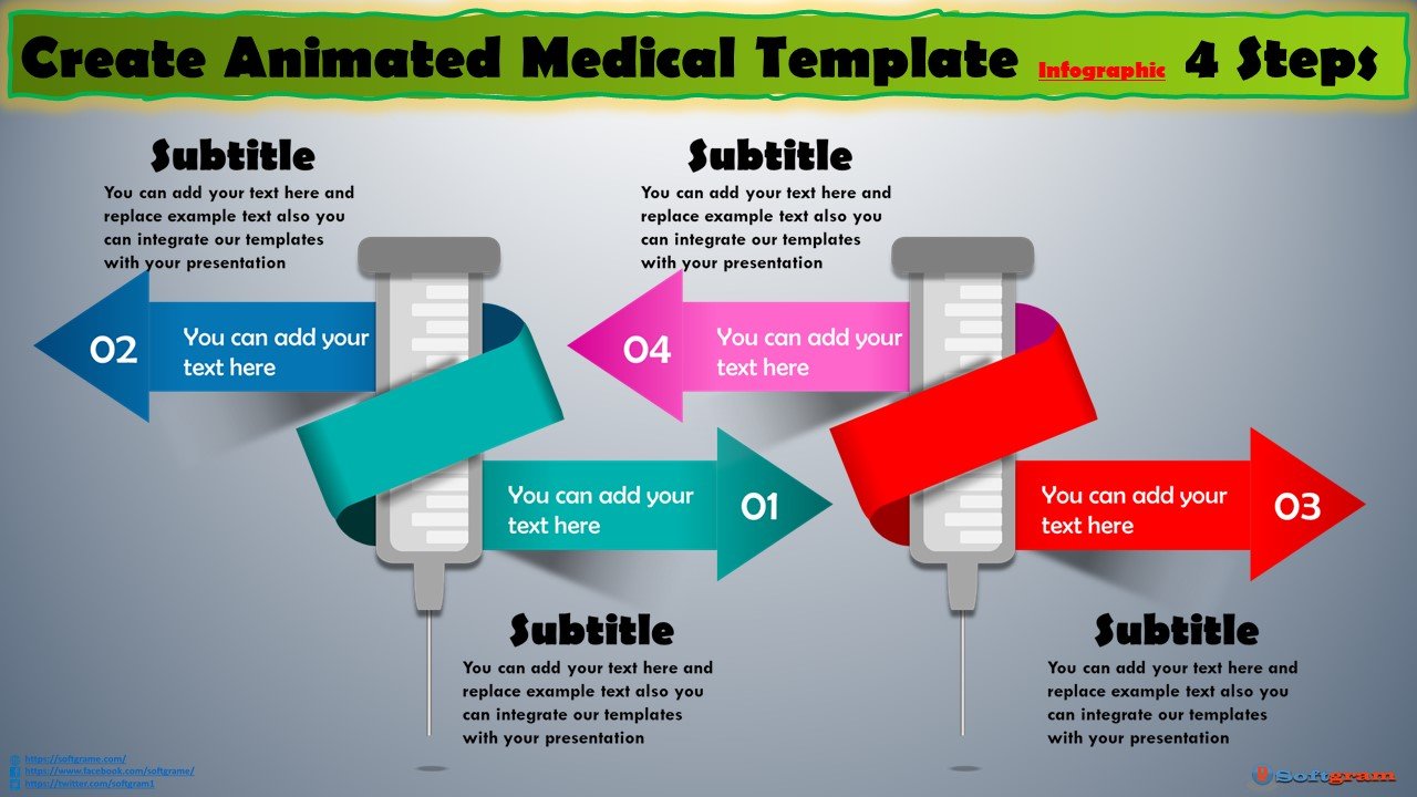 Create Animated Medical template Infographic