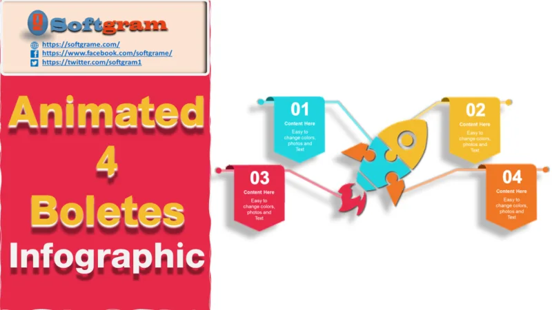 Animated 4 Boletes Infographics