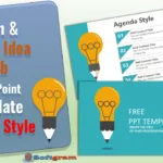 Idea bulb infographic