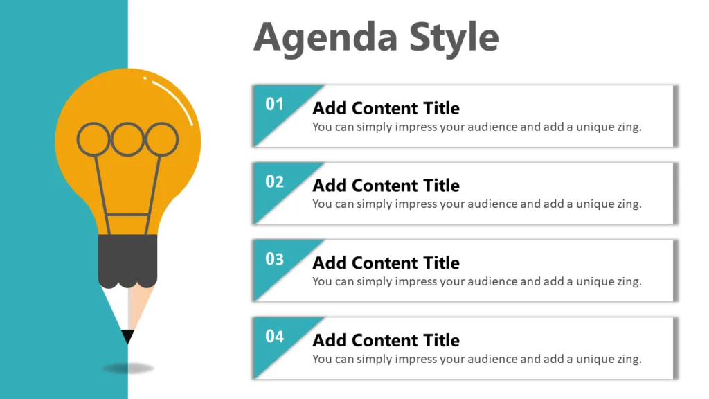 Creative Idea bulb PowerPoint slides